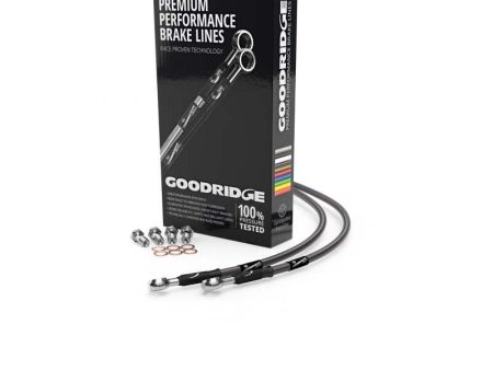 Goodridge 99-01 Yamaha XJR1300 Carbon Race Front SS Brake Lines Online Hot Sale