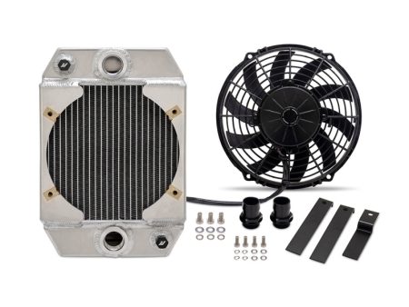 Mishimoto Universal Drag Race Performance Aluminum Radiator - Natural Hot on Sale