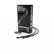 Goodridge 96-00 Suzuki GSF1200 Bandit Carbon Rear SS Brake Lines w Black Fittings For Sale