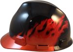 Hard Hat Black Flames Cap Cheap