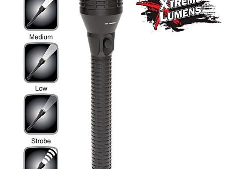 Flashlight, Rechargeable, Xtreme Lumens, Multi Function, Full Size, Metal, NSR-9746XL on Sale