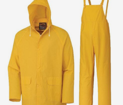 West Chester 4035 Rain Suit  3 Piece - Yellow on Sale