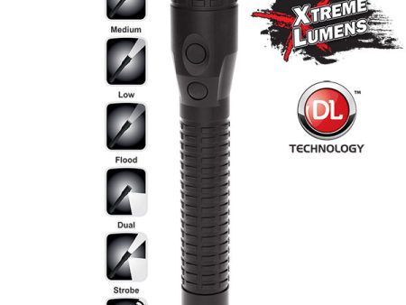 Night Stick Flashlight, Rechargeable, Duty Personal Size, Dual Light, Metal, NSR-9944XL Online Hot Sale