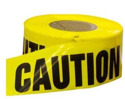 Caution Tape CT-Y1000 Yellow Supply