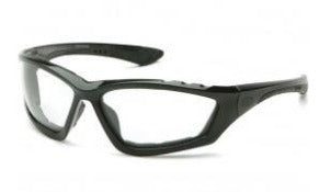 Safety Glasses-Pyramex Accurist SB8710DTP - Black Foam Lined Frame - Clear Anti-Fog Lens Hot on Sale